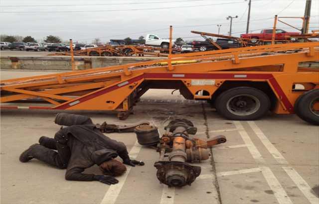 semi trailer axle repair