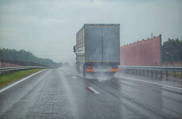 Wet Roads cause Trucker Safety Concerns