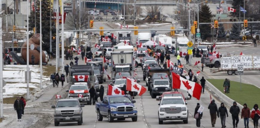 Canadian Truckers Protest